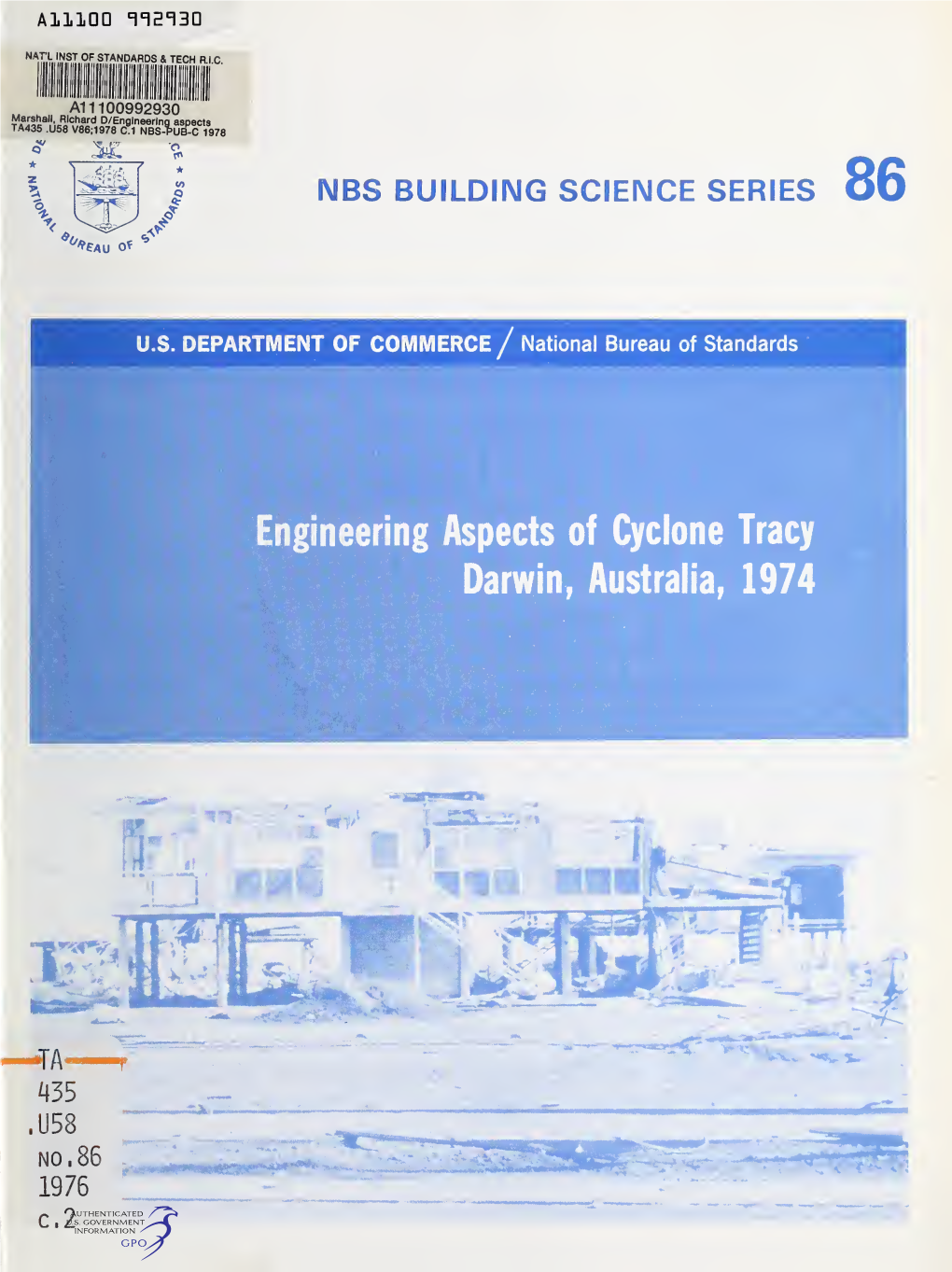 Engineering Aspects of Cyclone Tracy