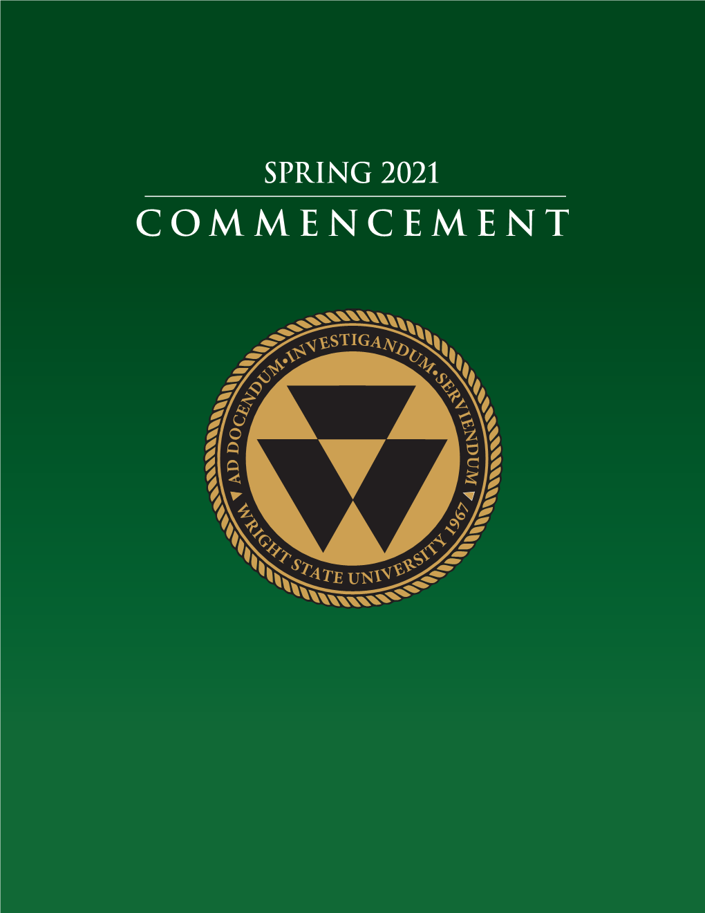 Spring 2021 Commencement Program