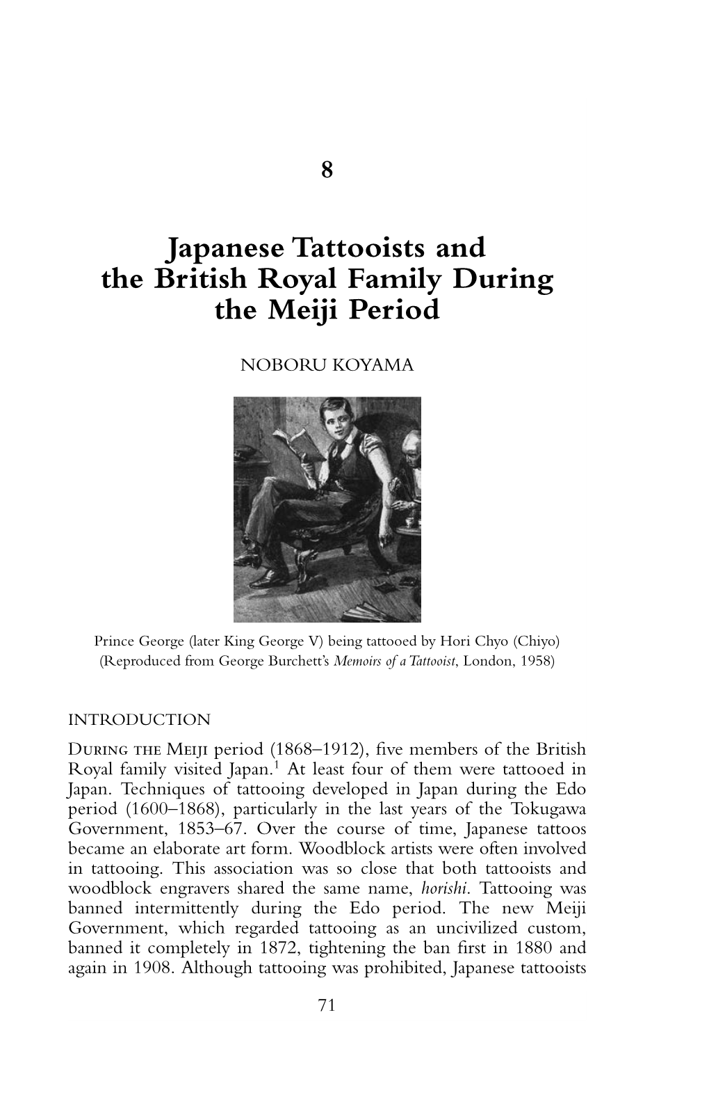 Japanese Tattooists and the British Royal Family During the Meiji Period