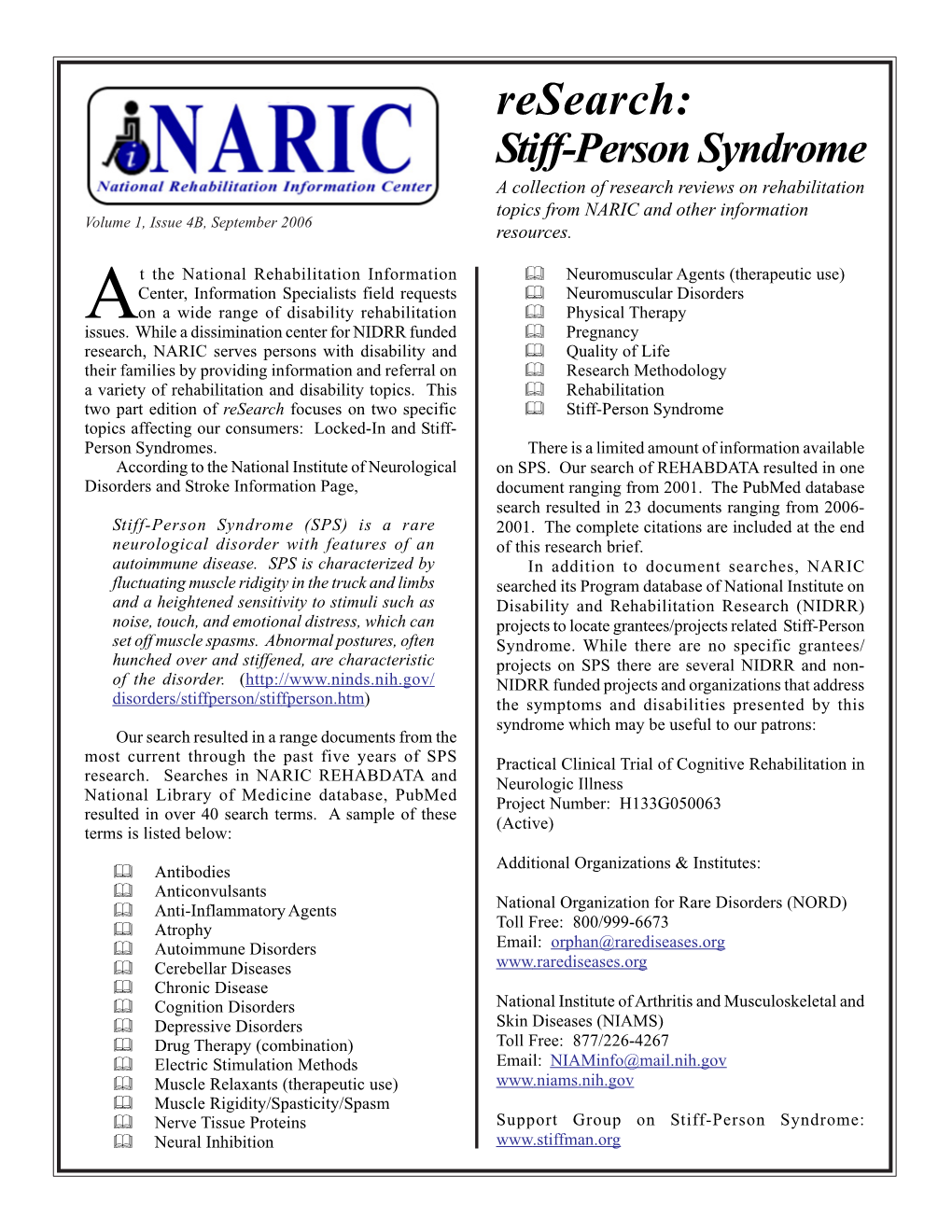 Research: Stiff-Person Syndrome