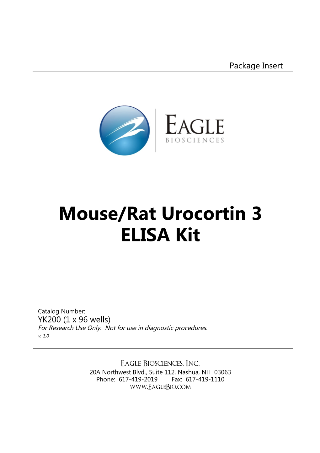 Mouse/Rat Urocortin 3 ELISA Kit