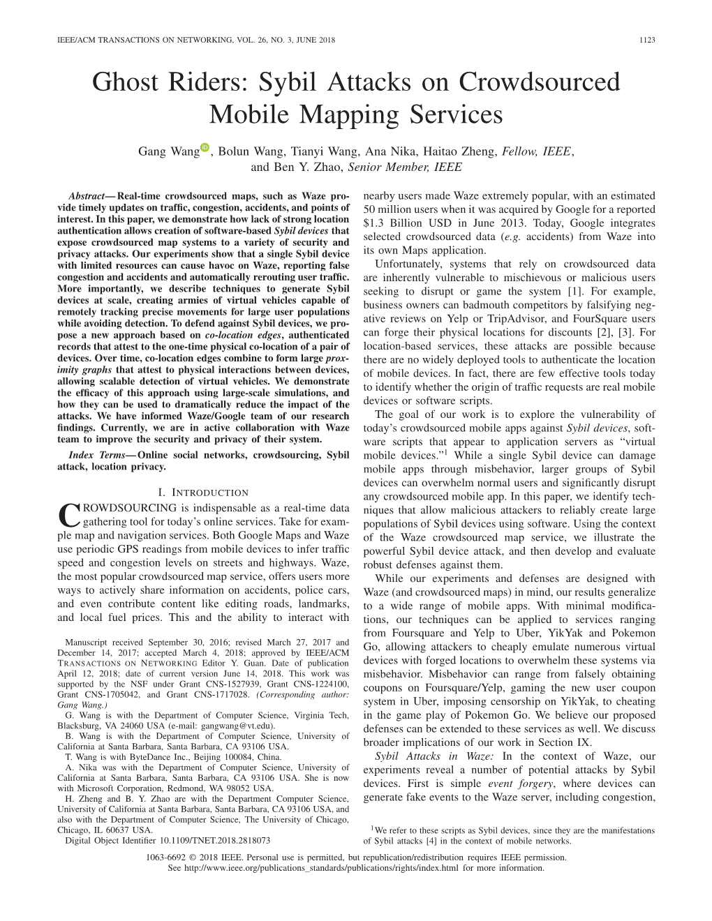 Sybil Attacks on Crowdsourced Mobile Mapping Services