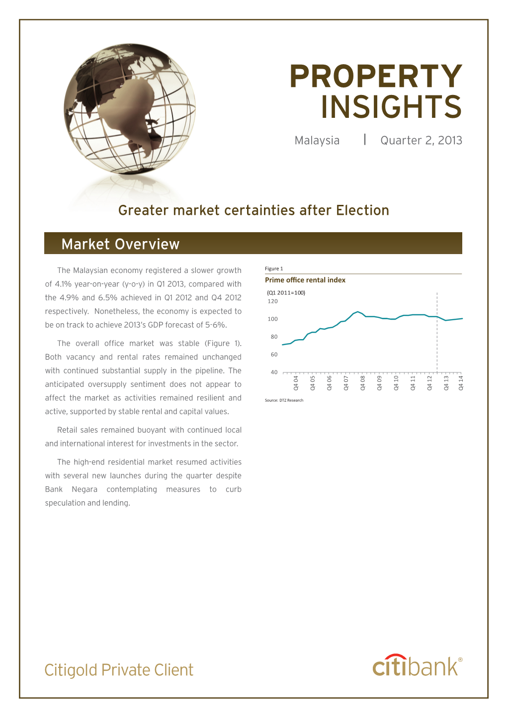 PROPERTY INSIGHTS Malaysia Quarter 2, 2013