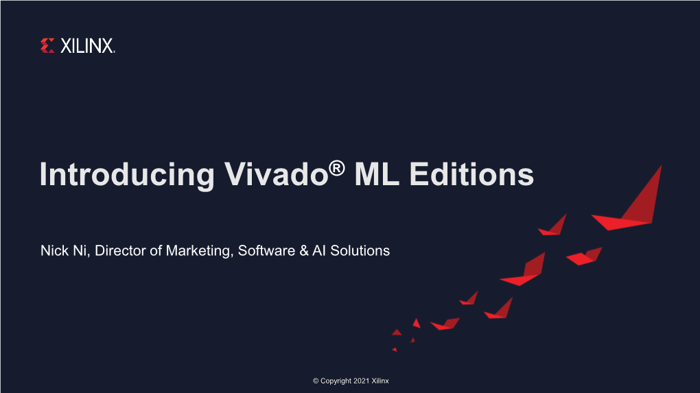 Introducing Vivado ML