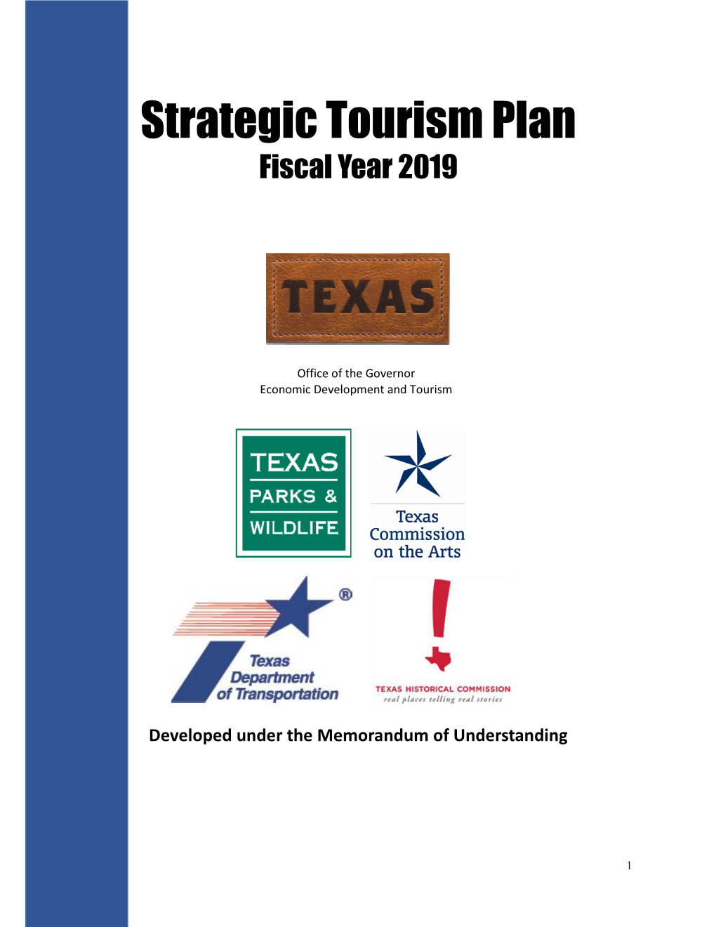 Strategic Tourism Plan Fiscal Year 2019