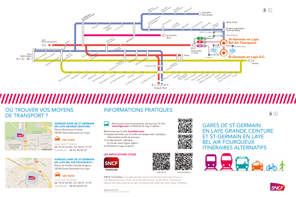 Gares De St-Germain En Laye Grande Ceinture Et St-Germain En Laye Bel Air Fourqueux Itinéraires Alternatifs Où Trouver Vos