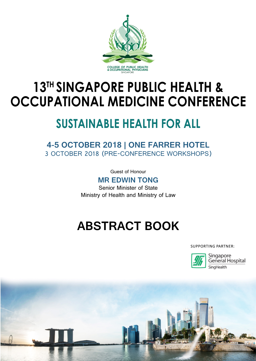 13Th Singapore Public Health & Occupational Medicine