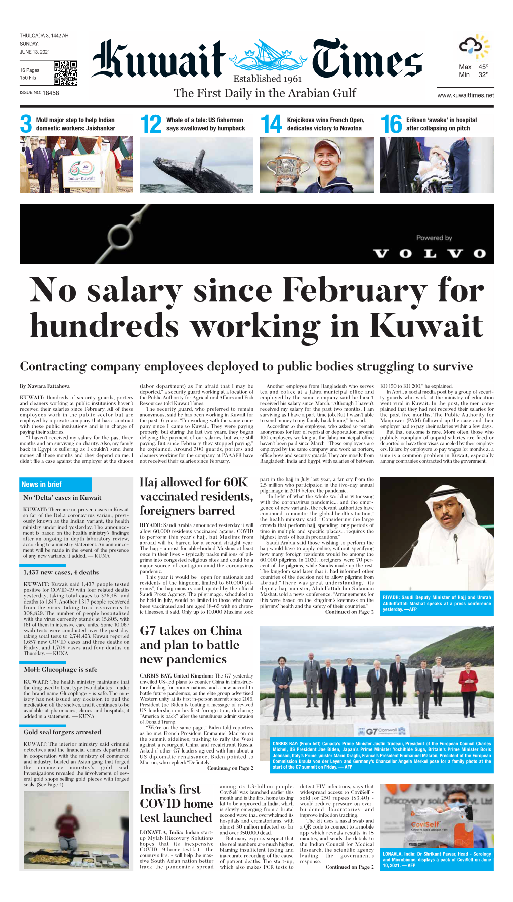 No Salary Since February for Hundreds Working in Kuwait