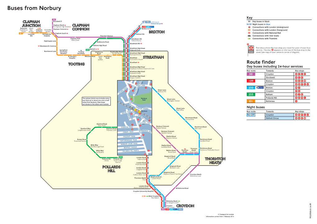 Buses from Norbury