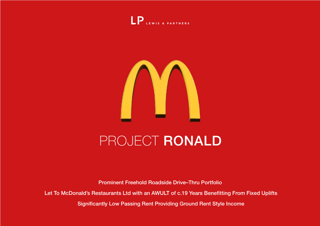 Project Ronald