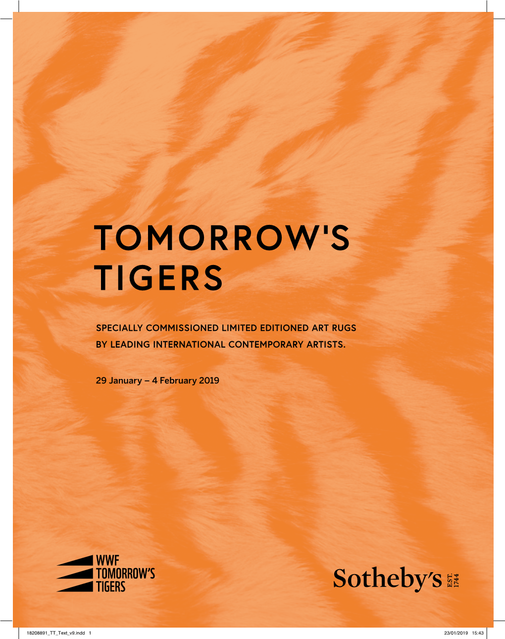 Tomorrow's Tigers Catalogue