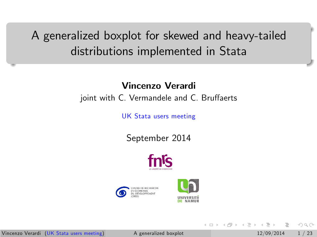 A Generalized Boxplot for Skewed and Heavy%Tailed Distributions