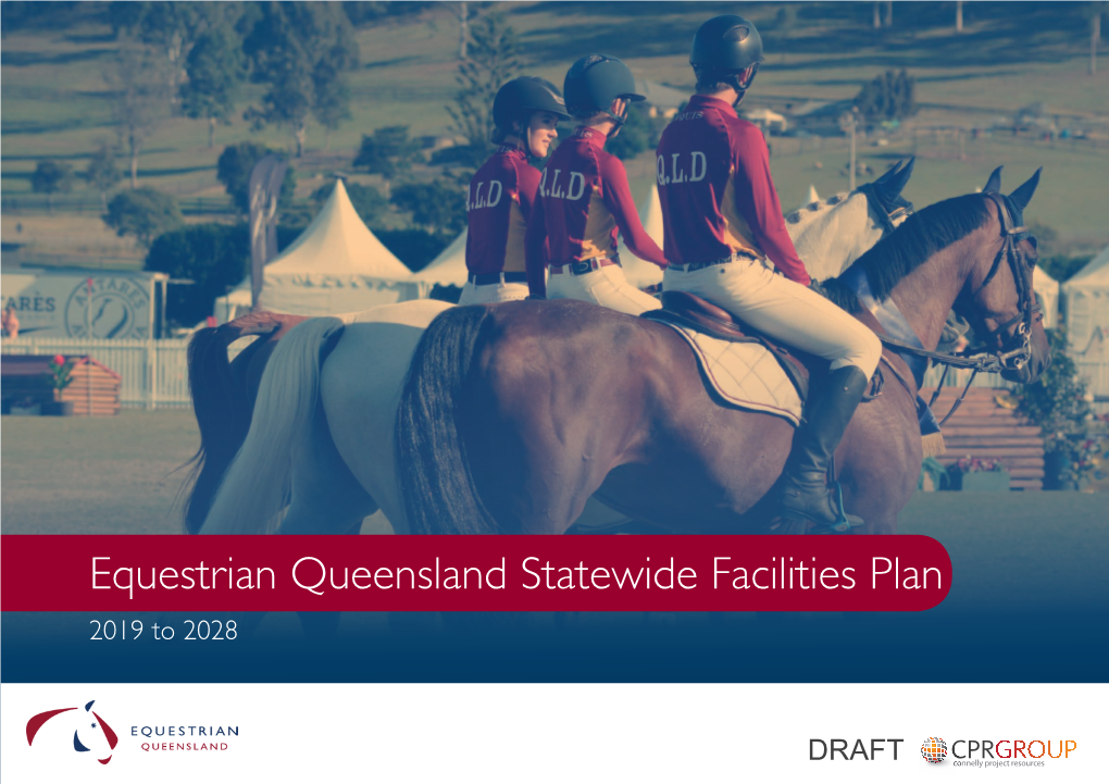 Equestrian Queensland Statewide Facilities Plan 2019 to 2028