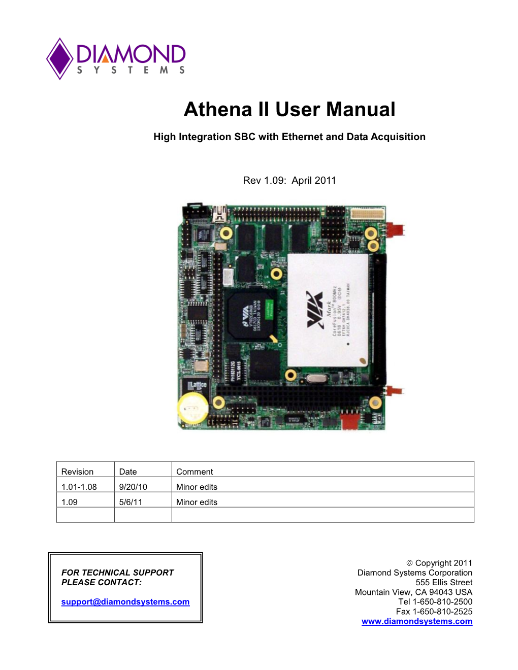 Athena II User Manual