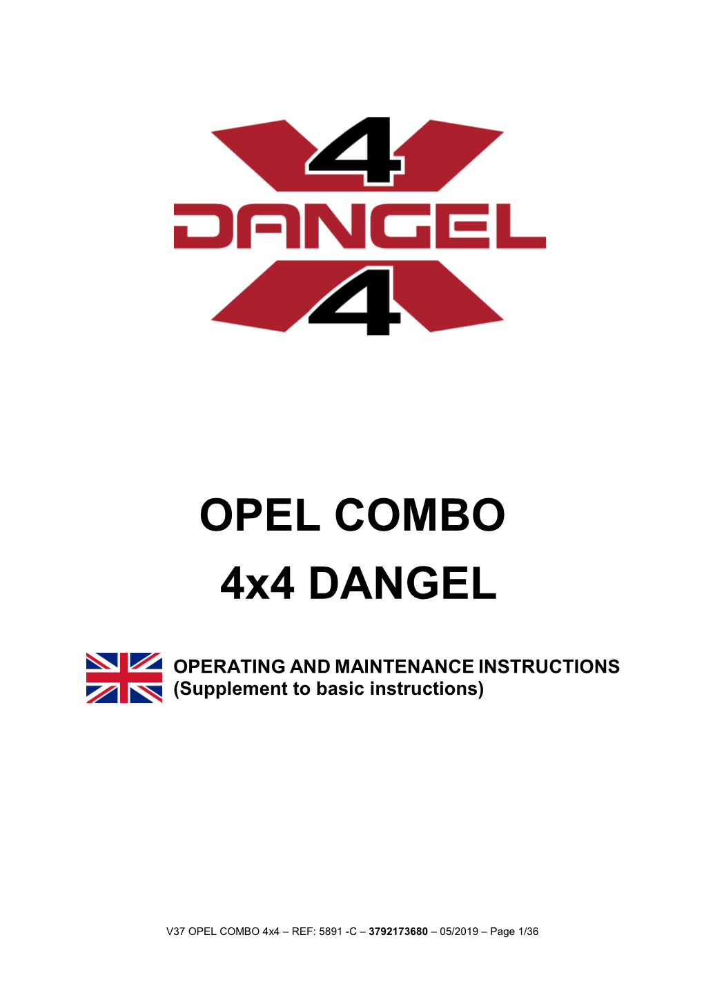 OPEL COMBO 4X4 DANGEL