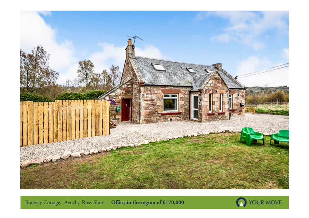 Railway Cottage, Avoch, Ross-Shire Offers in the Region of £170,000