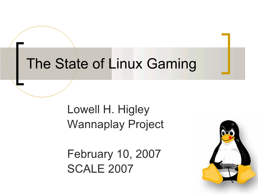 The State of Linux Gaming