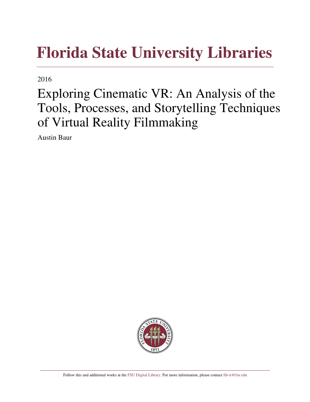 Florida State University Libraries