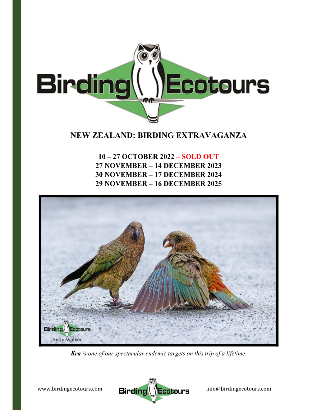 Birding Extravaganza