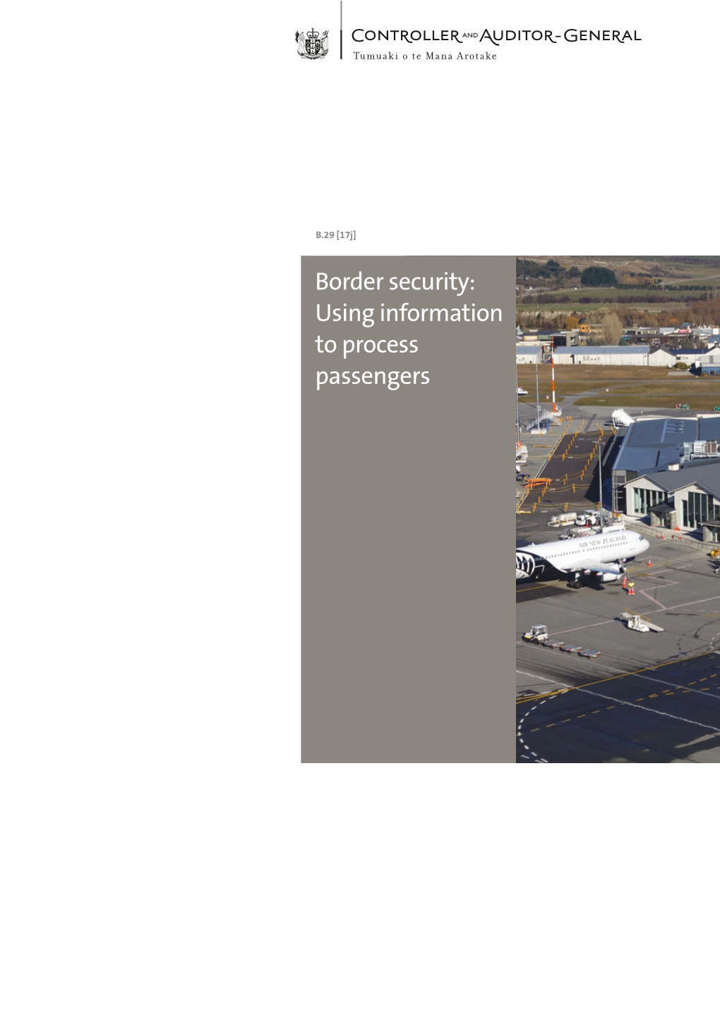 Border Security: Using Information to Process Passengers