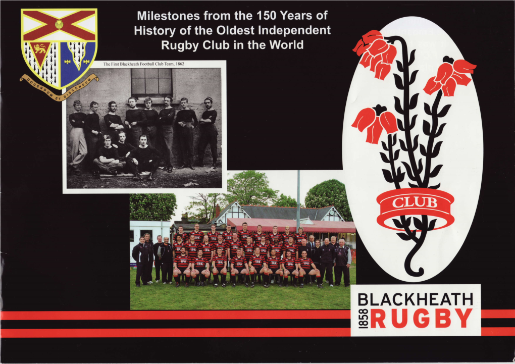 Blackheath Rugby Club 1851-2001