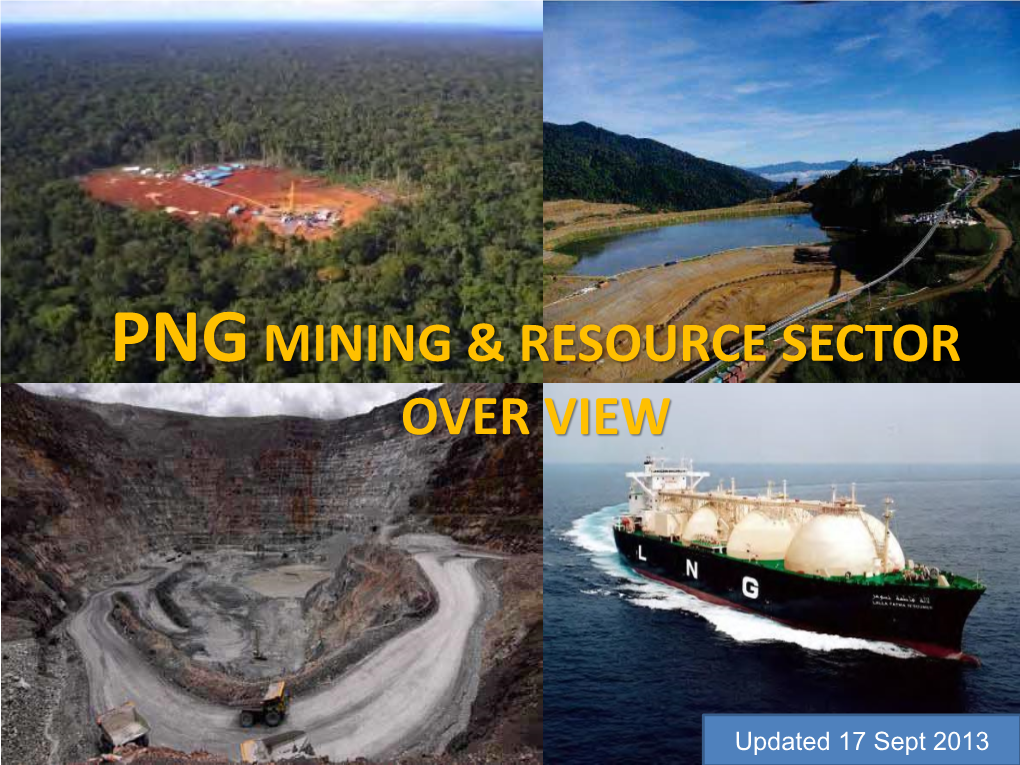 Pngmining & Resource Sector