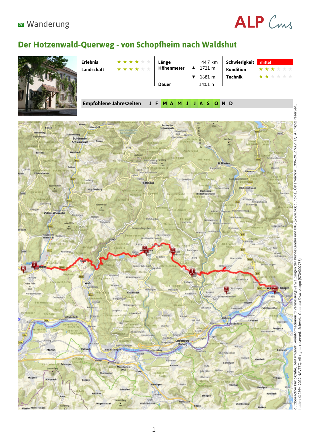 Wanderung Der Hotzenwald-Querweg