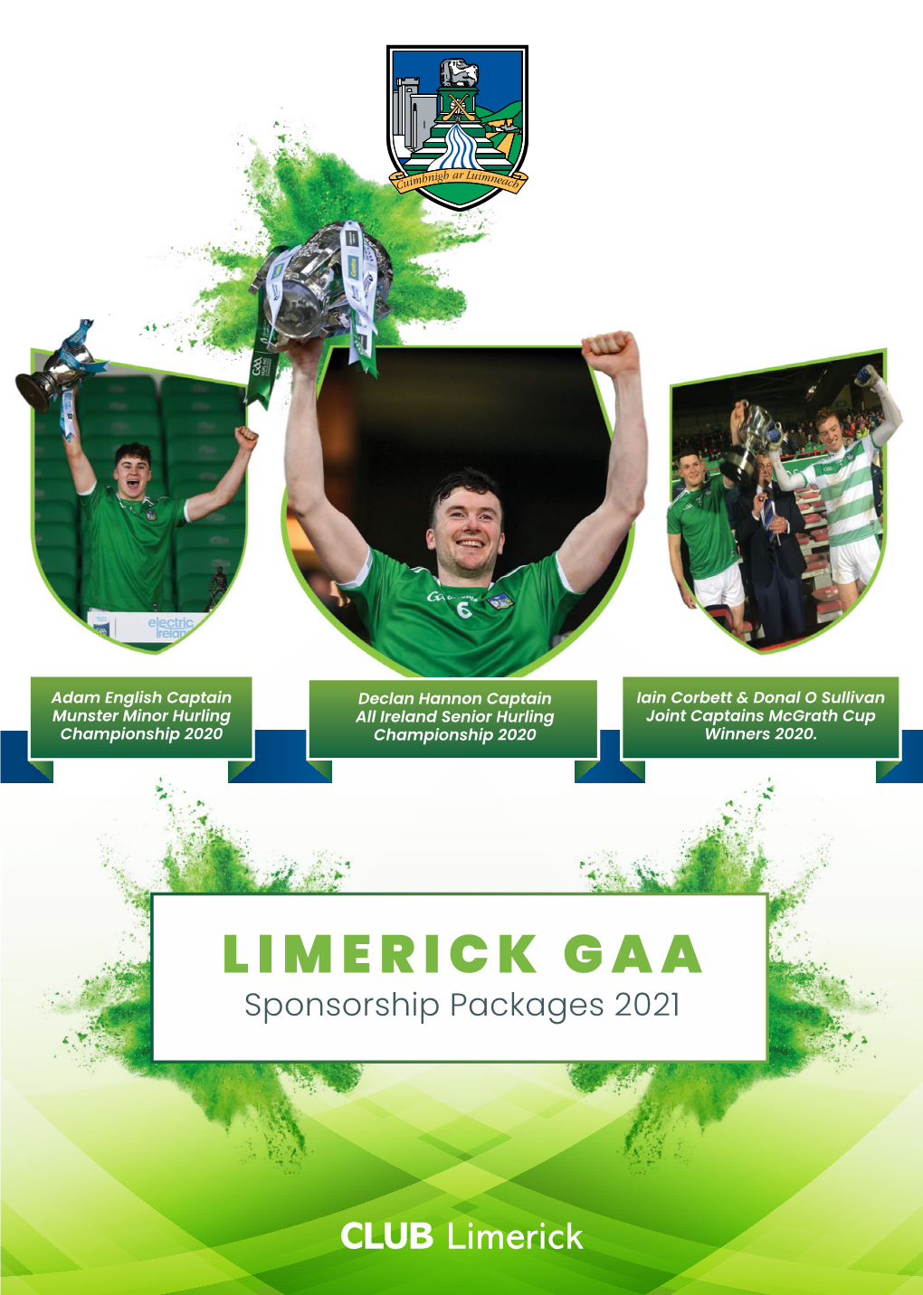 LIMERICK GAA Sponsorship Packages 2021