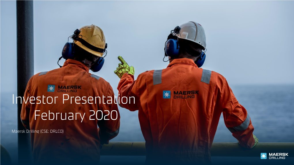 Investor Presentation February 2020