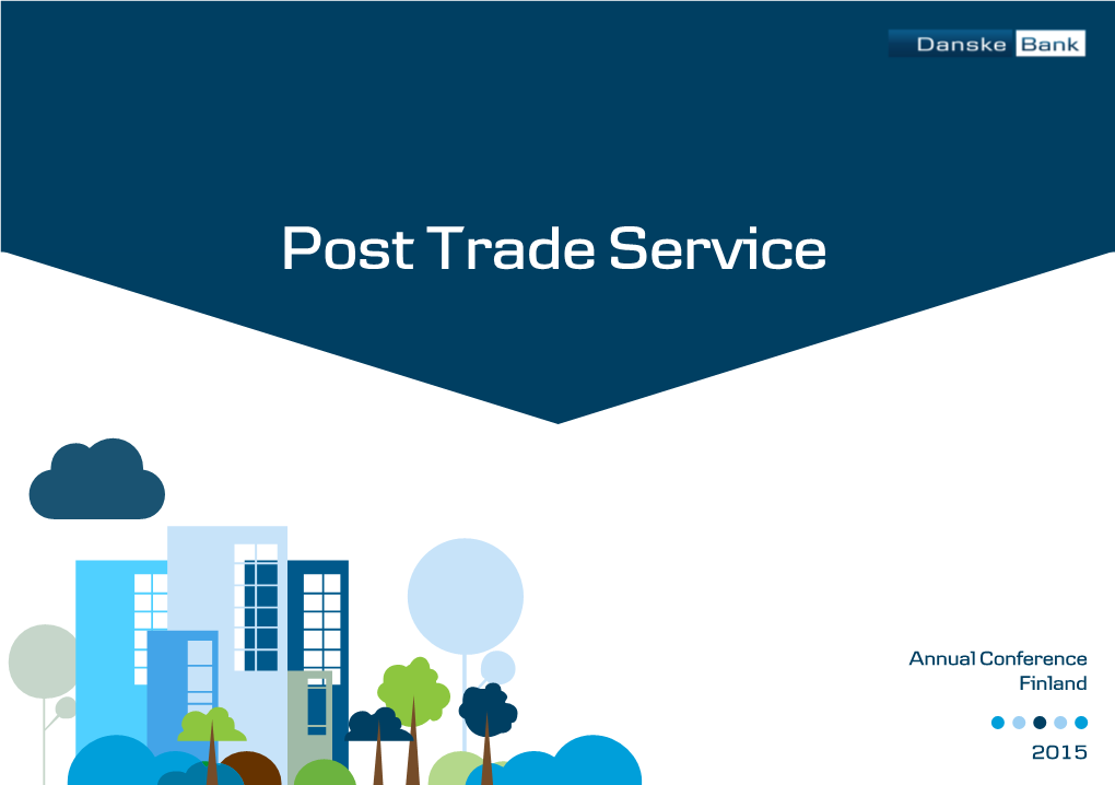 Post Trade Service