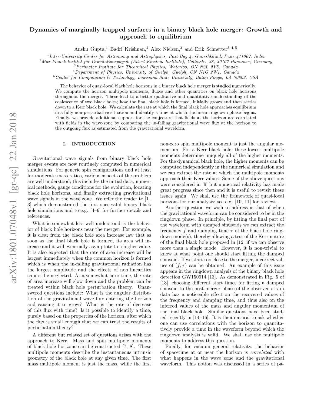 Dynamics of Marginally Trapped Surfaces in a Binary Black Hole Merger: Growth and Approach to Equilibrium