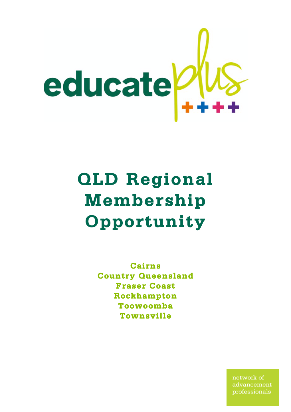 QLD Regional Membership Opportunity