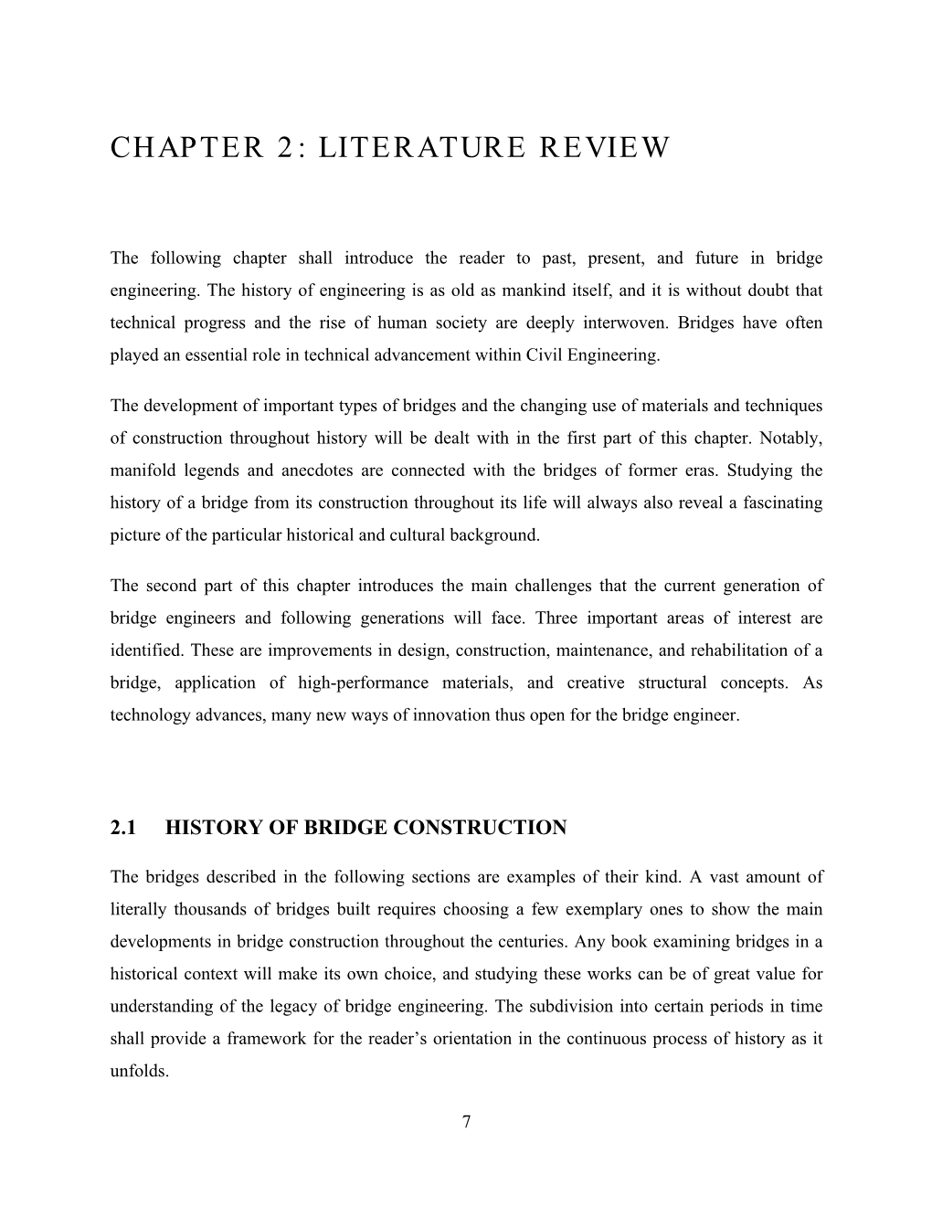 Chapter 2: Literature Review