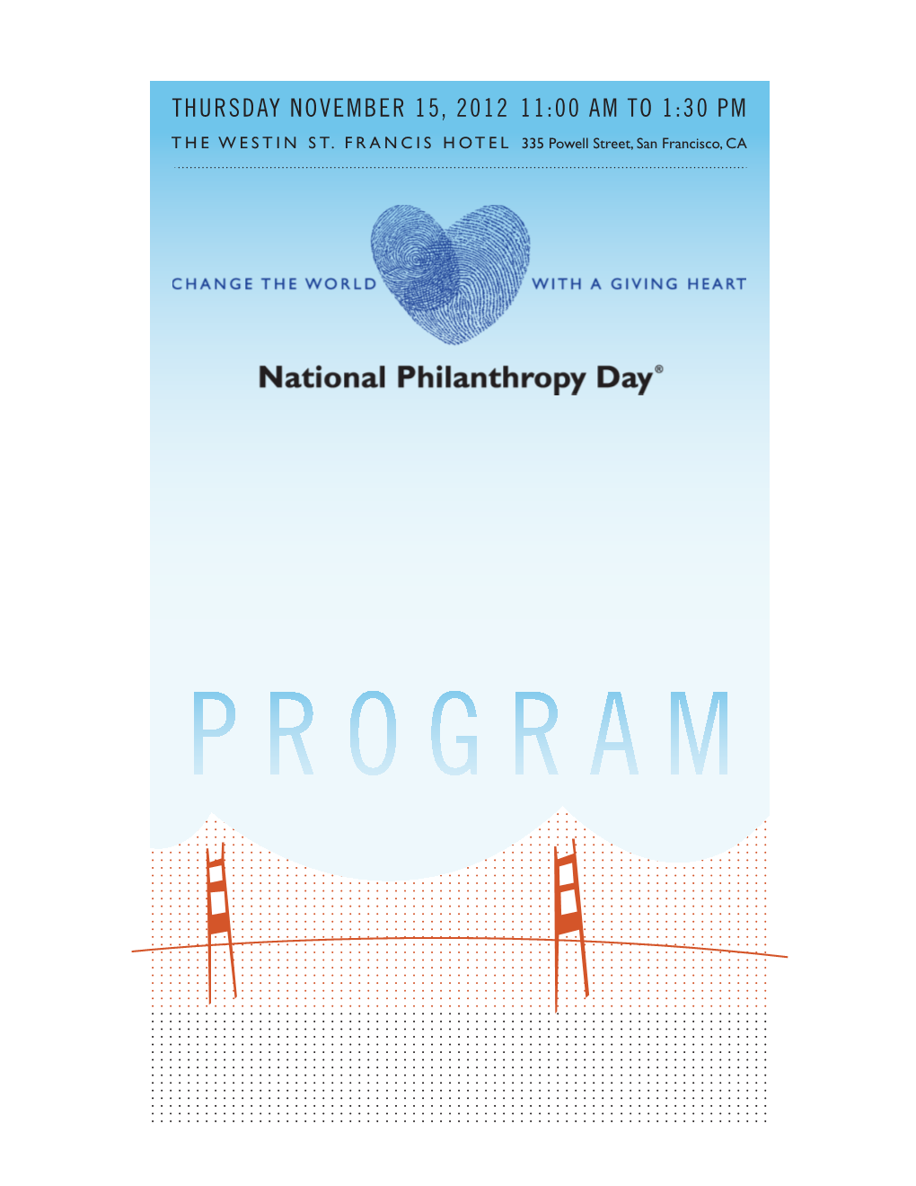 National Philanthropy Day 2012