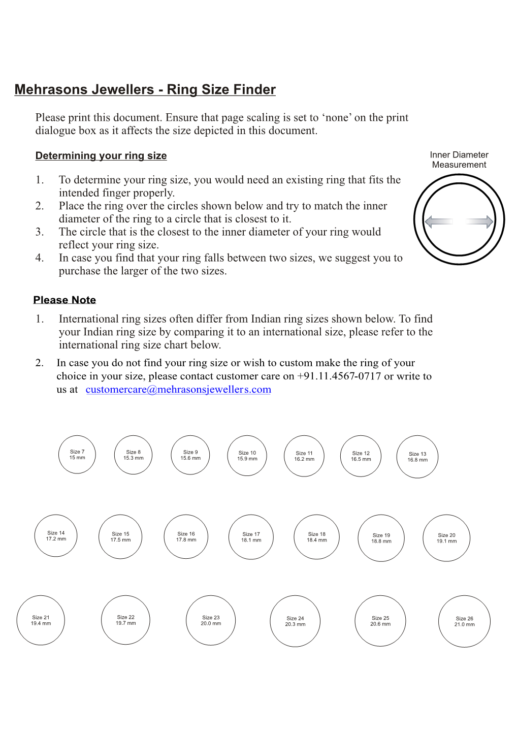 Ring Size Finder