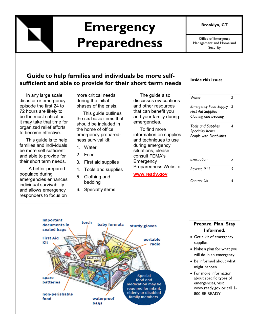 Emergency Preparedness Website: a Better-Prepared 4