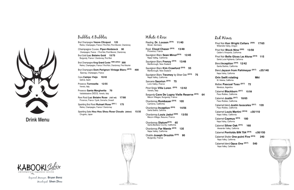 Drink Menu (PDF)