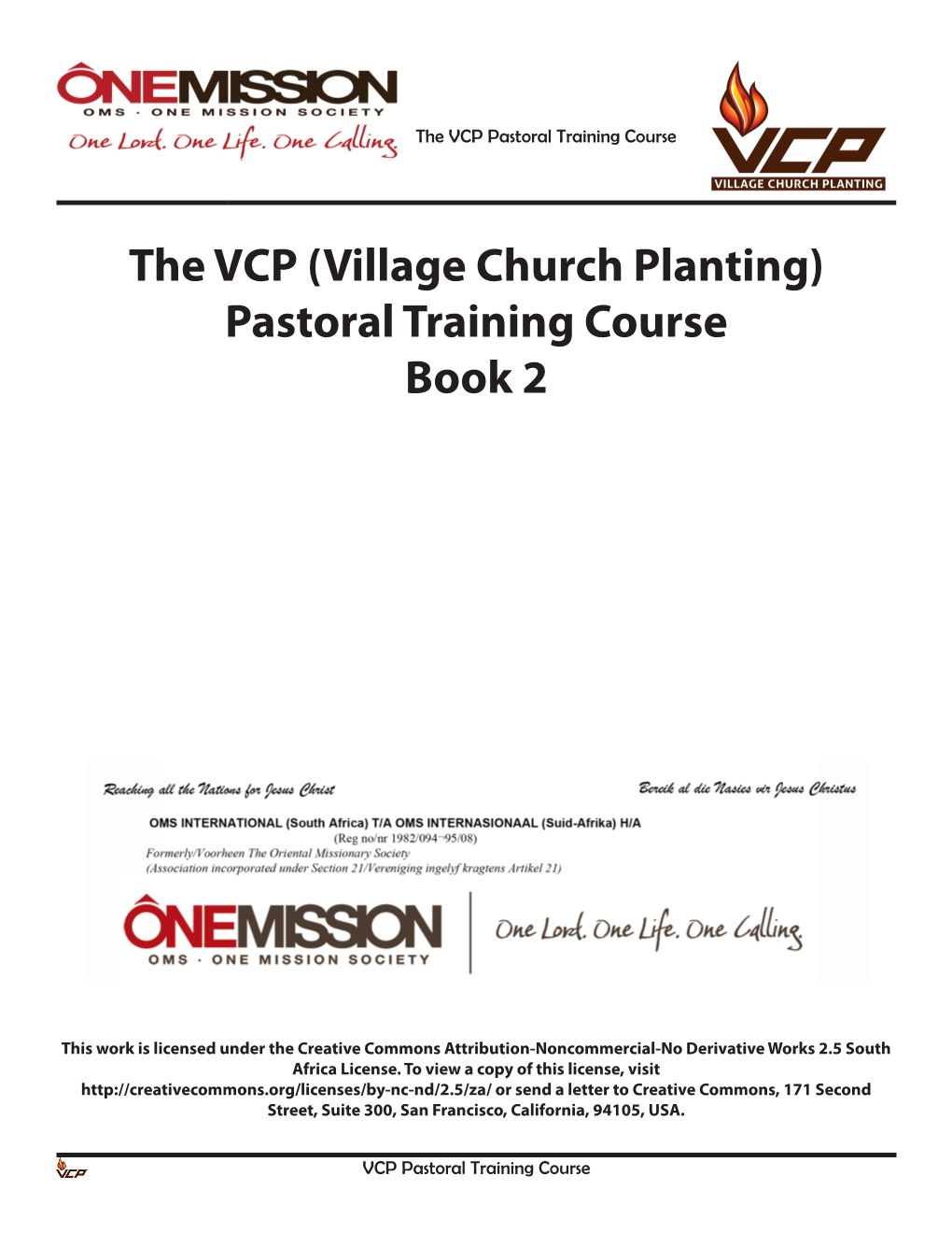 The VCP (Village Church Planting) Pastoral Training Course Book 2