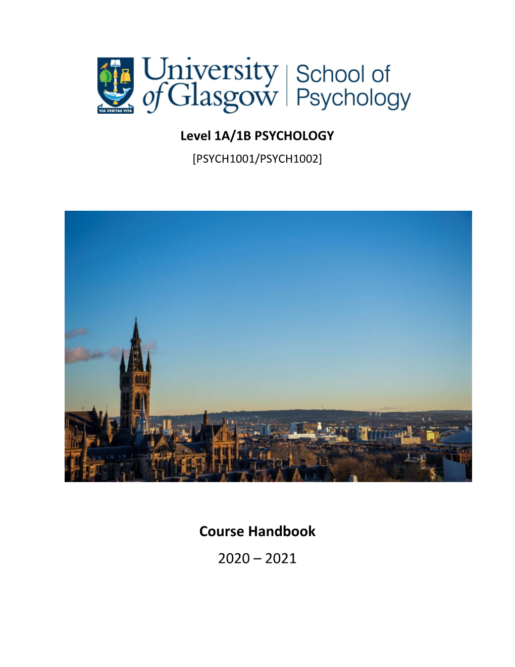 Course Handbook 2020 – 2021