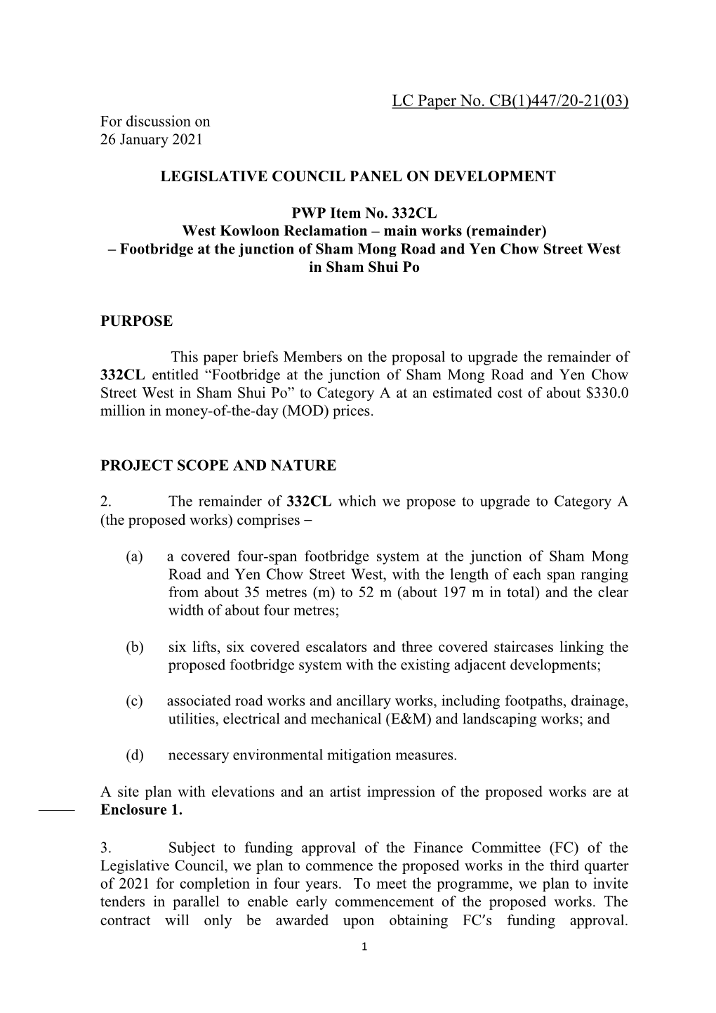 LC Paper No. CB(1)447/20-21(03) for Discussion on 26 January 2021