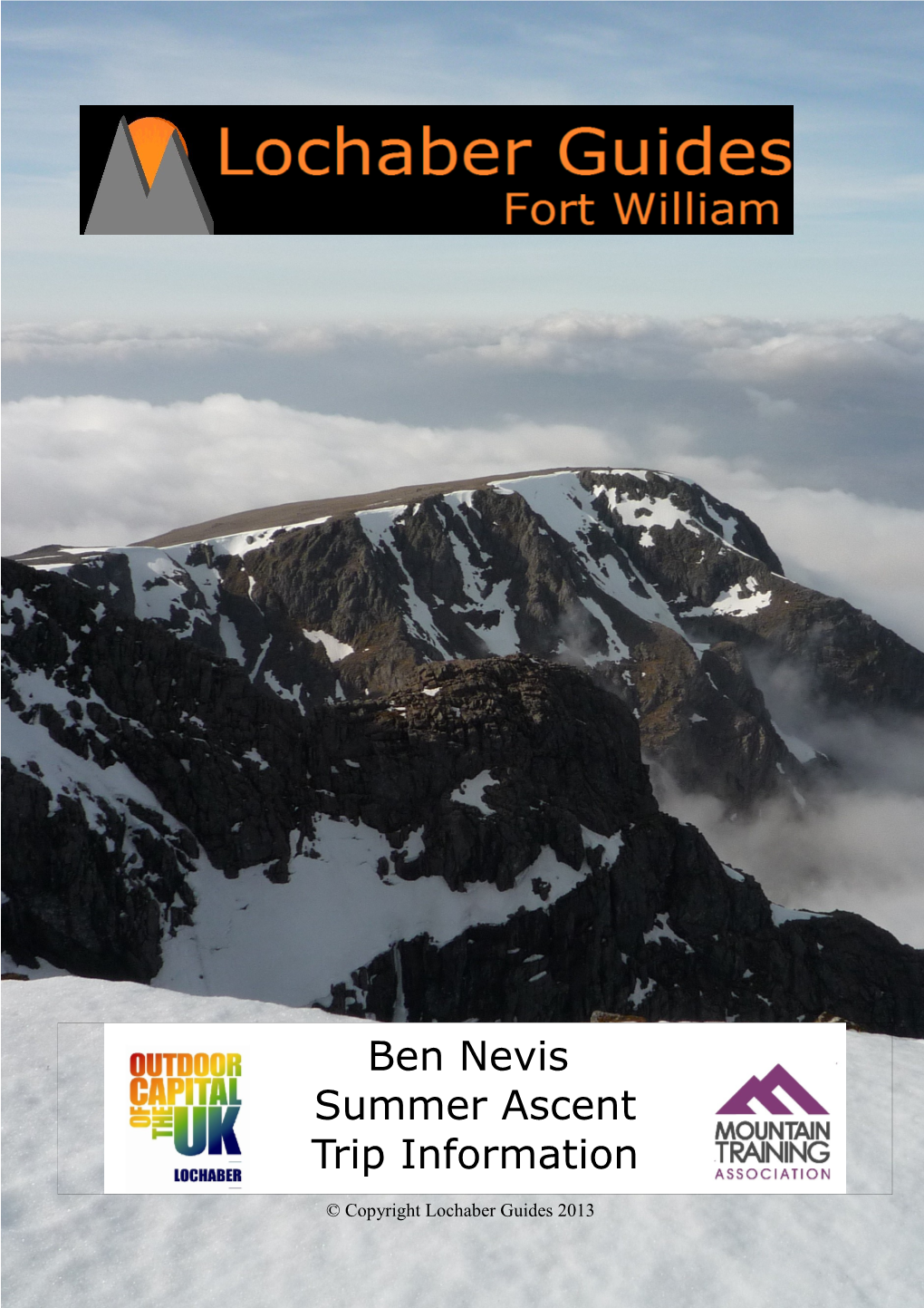 Ben Nevis Summer Ascent Trip Information