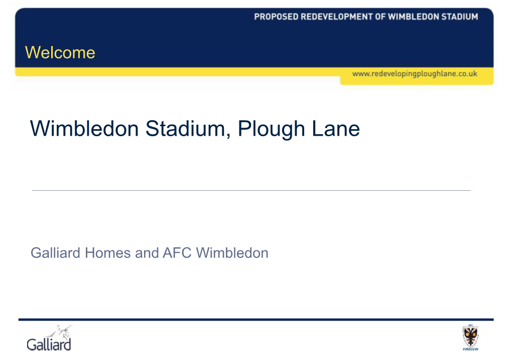 Wimbledon Stadium, Plough Lane