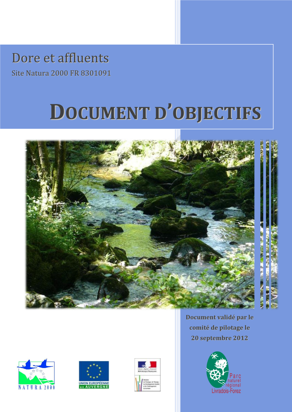 DORE ET AFFLUENTS » Document D’Objectifs « Dore Et Affluents »