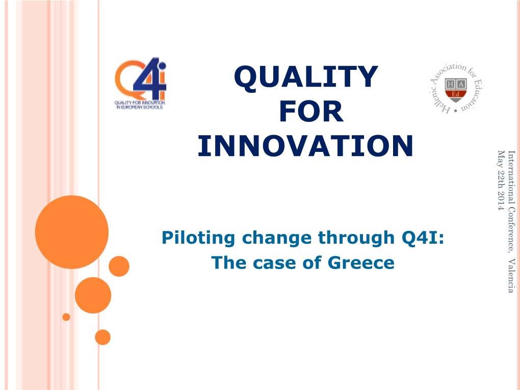 Qyality for Innovation