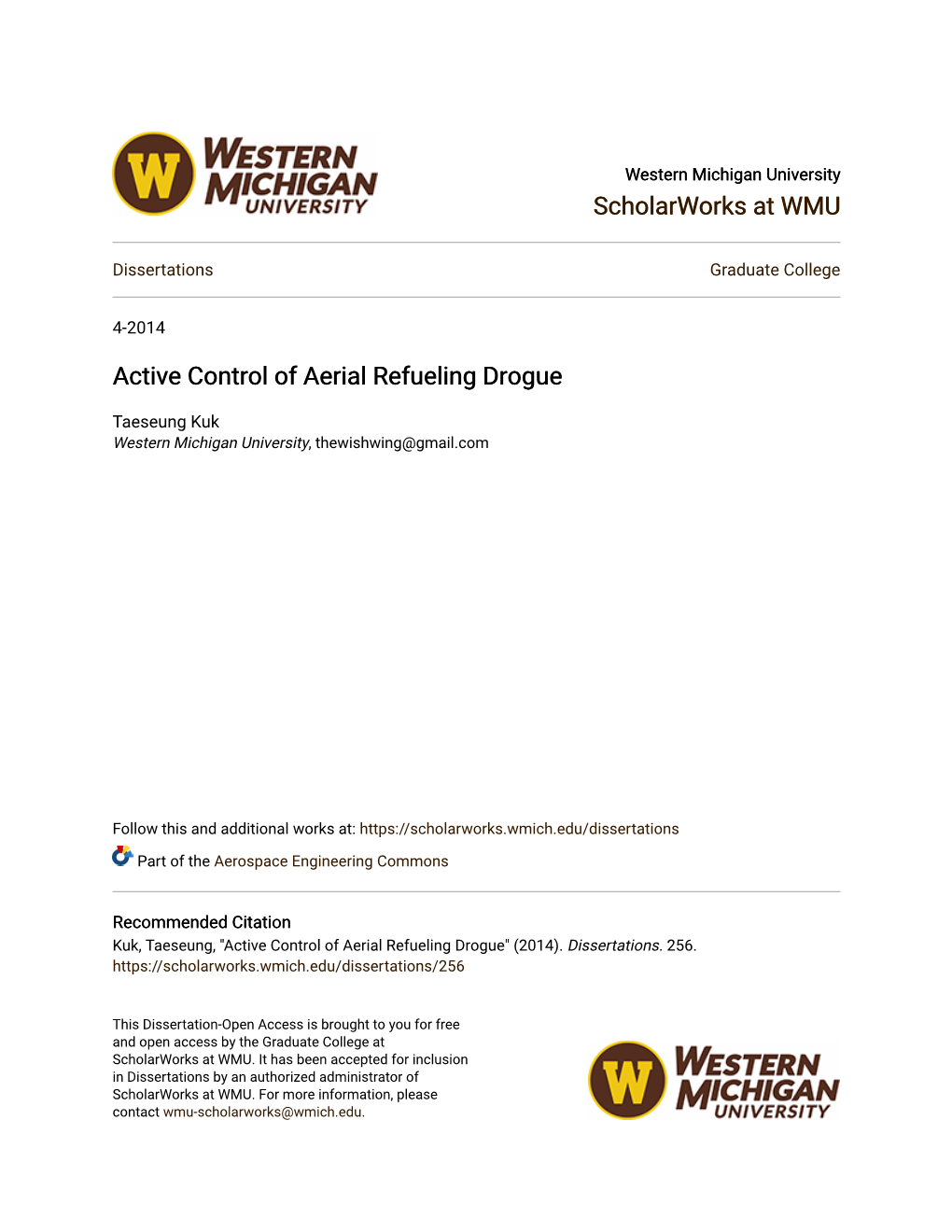 Active Control of Aerial Refueling Drogue