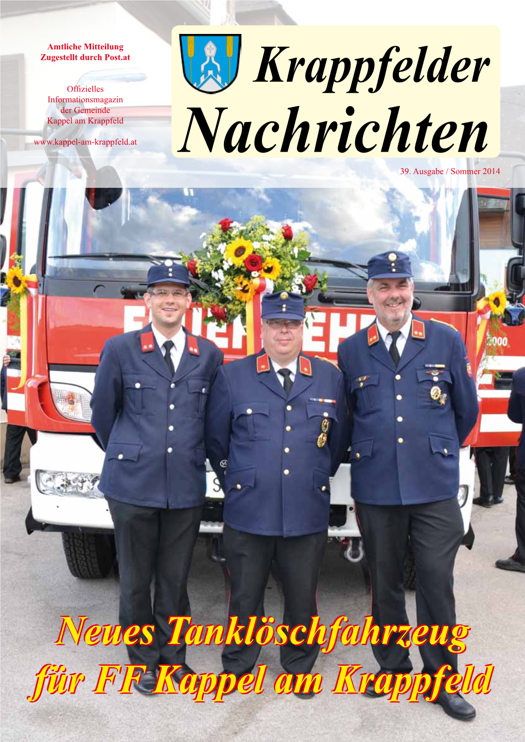 Krappfelder Informationsmagazin Der Gemeinde Kappel Am Krappfeld Nachrichten 39