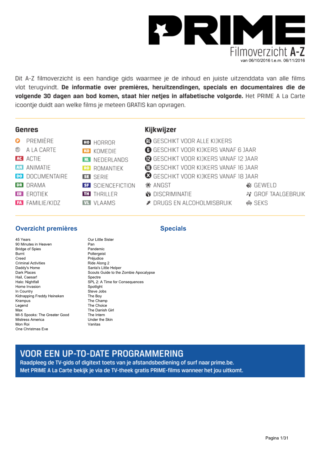 Telenet Prime TV-Gids