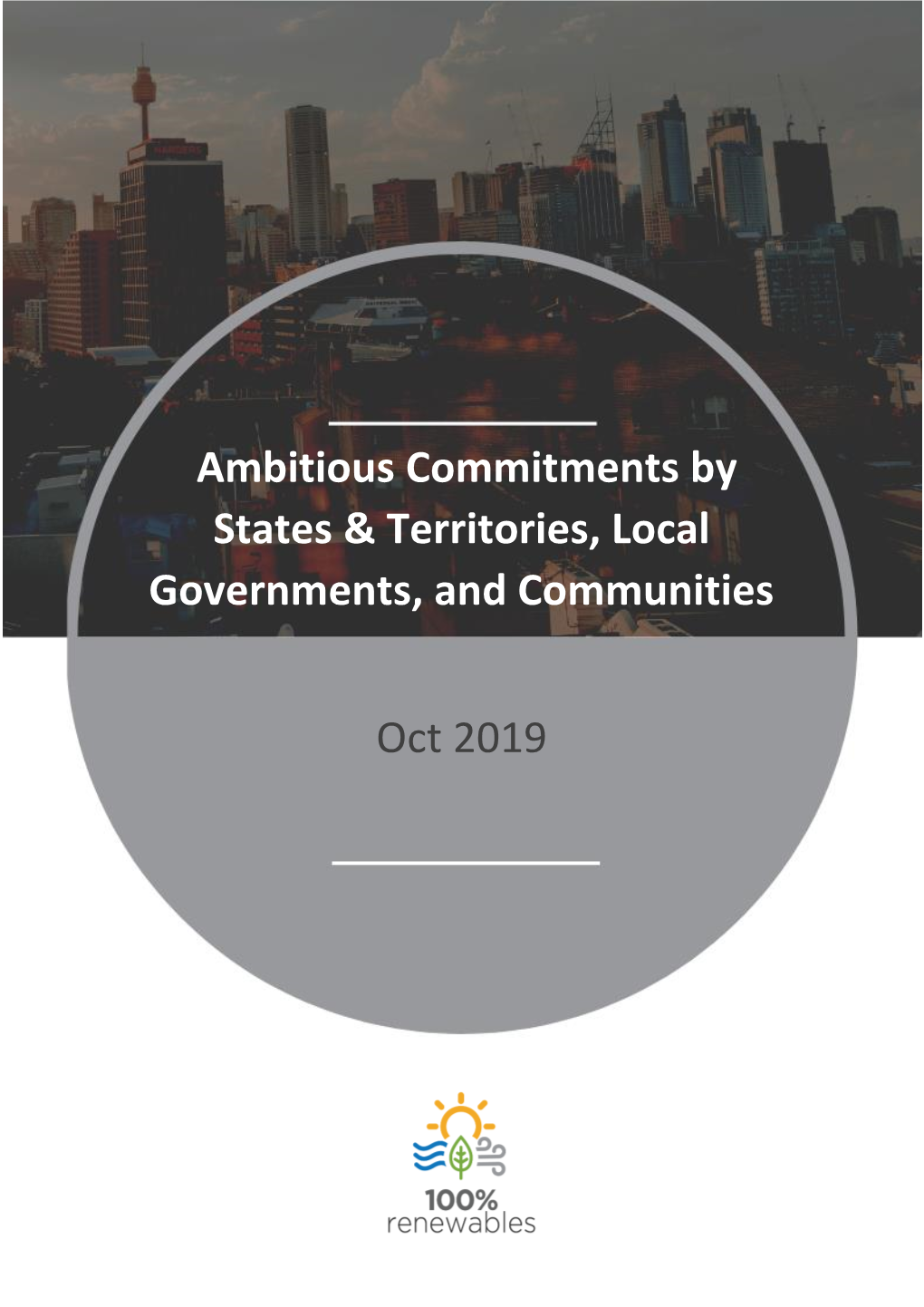 Ambitious Commitments by States & Territories, Local Governments, And