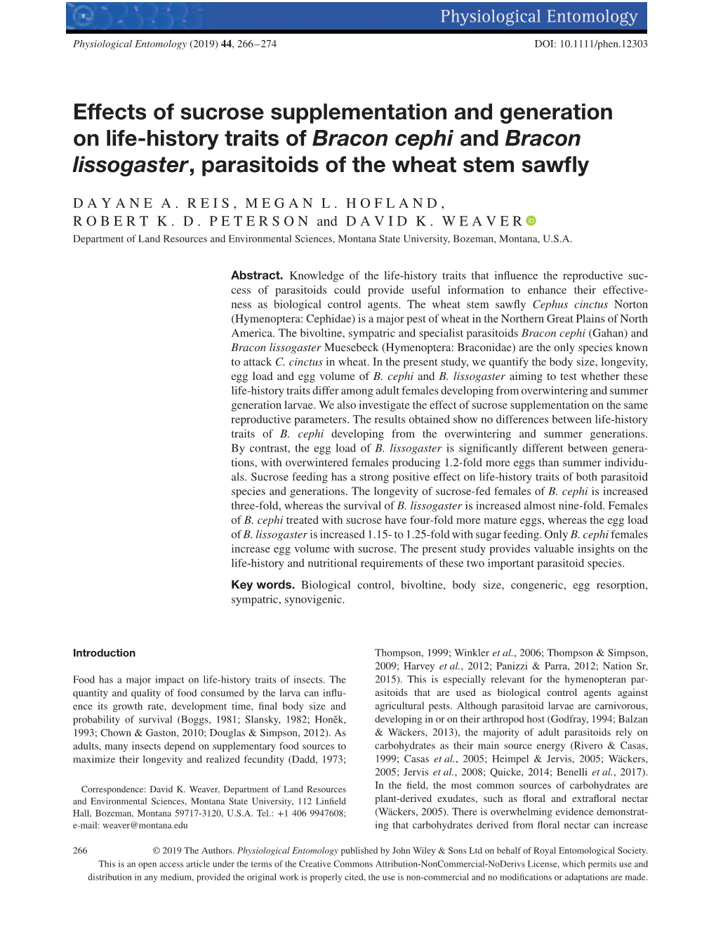 Effects of Sucrose Supplementation and Generation on Life‐History Traits