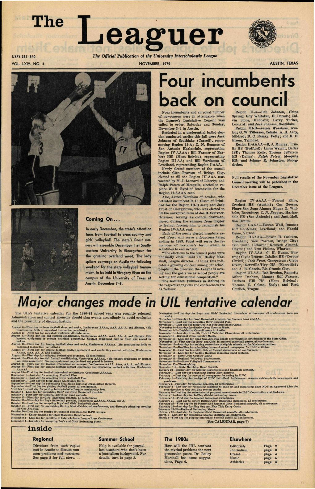 Leaguer, November 1979